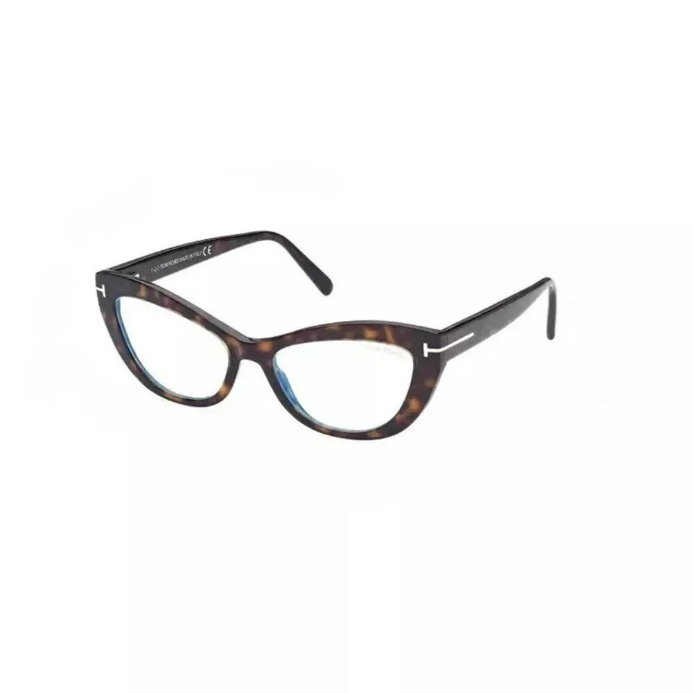 New Authentic Tom Ford FT5765-B-052-54 Cat Eye Eyeglasses
